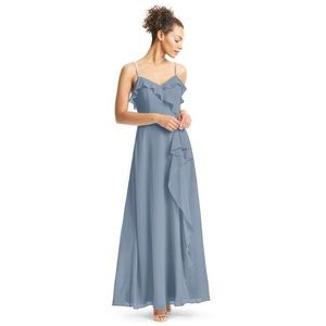 DUSTY BLUE AZAZIE KENDRA FORMAL DRESS